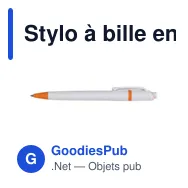 Stylo à bille en ABS Ducal - Miniature 5