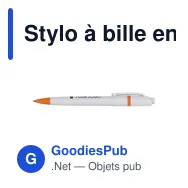 Stylo à bille en ABS Ducal - Miniature 10