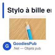 Stylo à bille en ABS recyclé Zian - Miniature 15