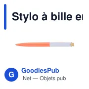 Stylo à bille en ABS recyclé Zian - Miniature 17
