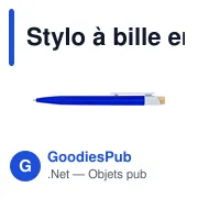 Stylo à bille en ABS recyclé Zian - Miniature 35