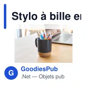 Stylo à bille en ABS recyclé Zian - Miniature 8