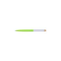 Variante vert citron - Stylo à bille en ABS recyclé Zian