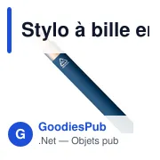 Stylo à bille en aluminium recyclé Kira - Miniature 38