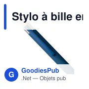 Stylo à bille en aluminium recyclé Kira - Miniature 8
