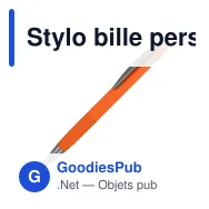 Stylo bille personnalisable en aluminium soft touch avec logo - Toulouse - Miniature 2