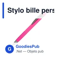 Stylo bille personnalisable en aluminium soft touch avec logo - Toulouse - Miniature 3
