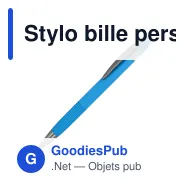 Stylo bille personnalisable en aluminium soft touch avec logo - Toulouse - Miniature 4