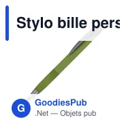 Stylo bille personnalisable en aluminium soft touch avec logo - Toulouse - Miniature 5