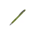 Variante Vert olive - Stylo bille personnalisable en aluminium soft touch avec logo - Toulouse