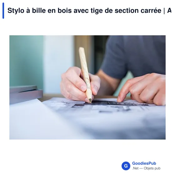 Stylo à bille en bois personnalisable avec logo | Arisoa - Image 6