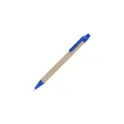 Variante Bleu - Stylo bille personnalisable en ABS recyclé avec logo - Papier