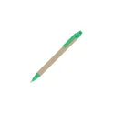 Variante Vert - Stylo bille personnalisable en ABS recyclé avec logo - Papier