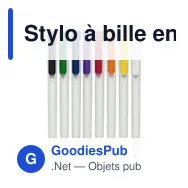 Stylo à bille en plastique - Miniature 11