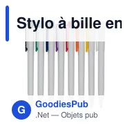 Stylo à bille en plastique - Miniature 12
