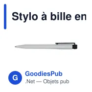 Stylo à bille en plastique - Miniature 10