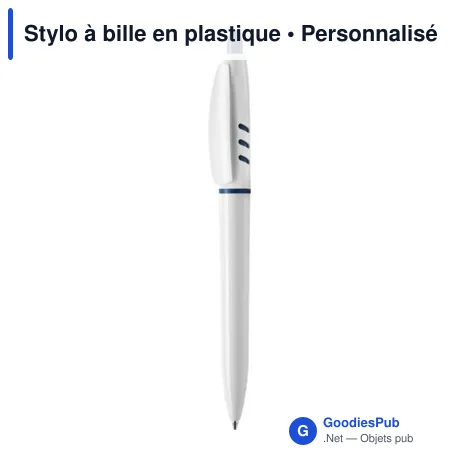 Stylo à bille en plastique