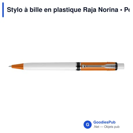 Stylo à bille en plastique Raja Norina