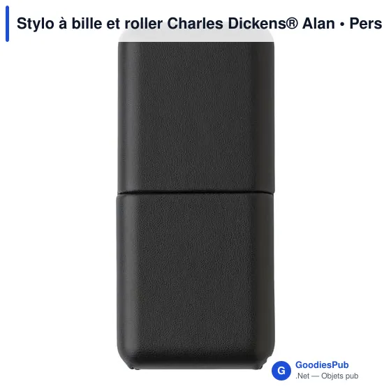 Stylo à bille et roller personnalisable avec logo - Charles Dickens® Alan - Image 6