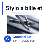 Stylo à bille et roller personnalisable avec logo - Charles Dickens® Alan - Miniature 7