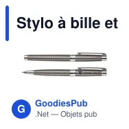 Stylo à bille et roller personnalisable avec logo - Charles Dickens® Alan - Miniature 9