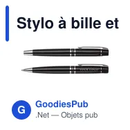 Stylo à bille et roller personnalisable Charles Dickens® Santana avec logo - Miniature 4