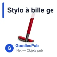 Stylo à bille gel personnalisable avec logo - Geraldine - Miniature 11
