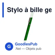 Stylo à bille gel personnalisable avec logo - Geraldine - Miniature 3