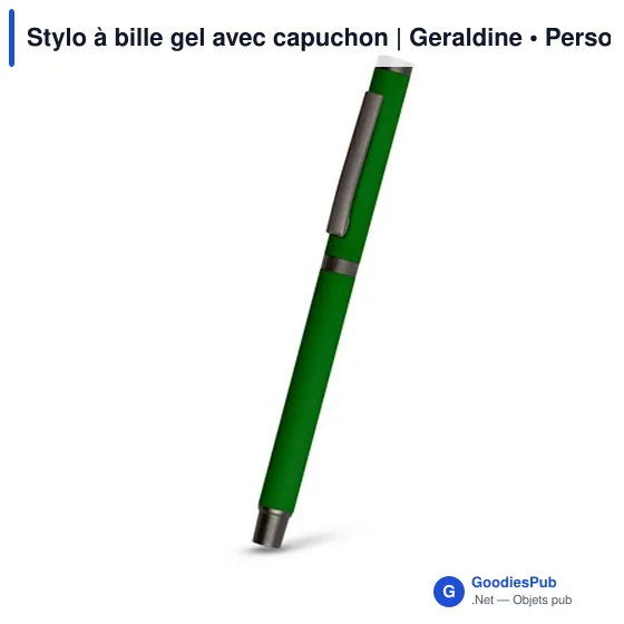 Stylo à bille gel personnalisable avec logo - Geraldine - Image 3