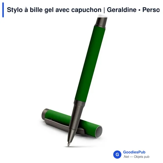 Stylo à bille gel personnalisable avec logo - Geraldine - Image 4