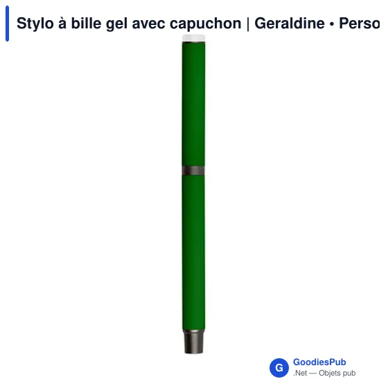 Stylo à bille gel personnalisable avec logo - Geraldine - Image 6