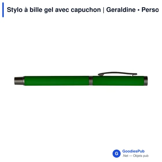 Stylo à bille gel personnalisable avec logo - Geraldine - Image 7