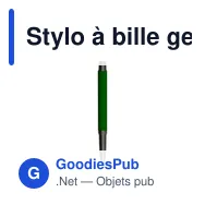 Stylo à bille gel personnalisable avec logo - Geraldine - Miniature 8