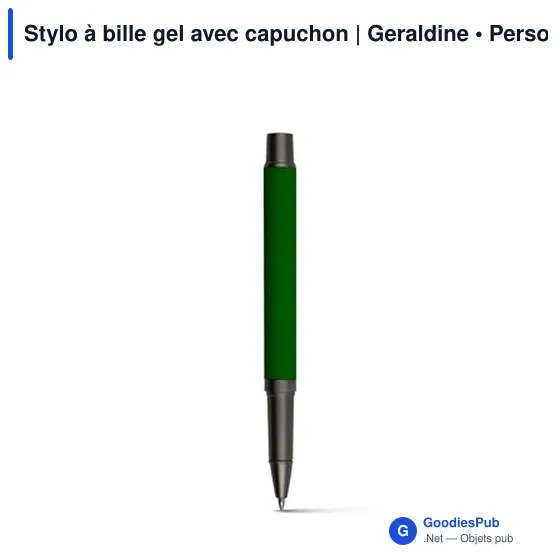 Stylo à bille gel personnalisable avec logo - Geraldine - Image 8