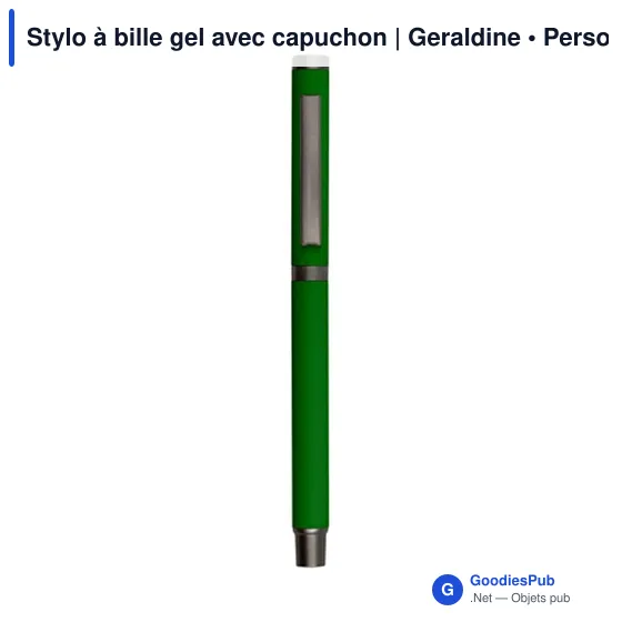 Stylo à bille gel personnalisable avec logo - Geraldine - Image 9