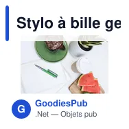 Stylo à bille gel personnalisable avec logo - Geraldine - Miniature 10