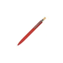 Variante Rouge - Stylo bille personnalisable en aluminium 100 % recyclé avec logo - Kalmar
