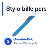 Stylo bille personnalisable avec stylet en ABS recyclé avec logo - Madeira - Miniature 2