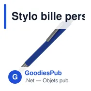 Stylo bille personnalisable avec stylet en ABS recyclé avec logo - Madeira - Miniature 3