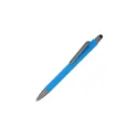 Variante Bleu clair - Stylo bille personnalisable avec stylet en ABS recyclé avec logo - Madeira