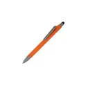 Variante Orange - Stylo bille personnalisable avec stylet en ABS recyclé avec logo - Madeira