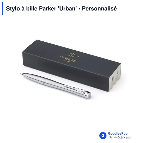 Stylo à bille personnalisable Parker 'Urban' avec logo - Image 2