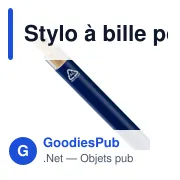 Stylo à bille poussoir laqué en aluminium recyclé Maren - Miniature 19