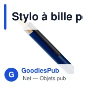 Stylo à bille poussoir laqué en aluminium recyclé Maren - Miniature 21