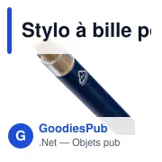 Stylo à bille poussoir laqué en aluminium recyclé Maren - Miniature 23