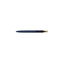 Variante bleu - Stylo à bille poussoir laqué en aluminium recyclé Maren