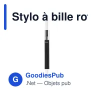 Stylo à bille rotatif en laiton Jalen - Miniature 9