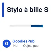 Stylo à bille personnalisable S45 avec logo - Stilolinea - Miniature 1