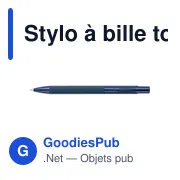 Stylo à bille toucher gomme en aluminium recyclé Anisa - Miniature 16