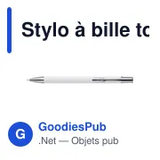 Stylo à bille toucher gomme en aluminium recyclé Anisa - Miniature 30